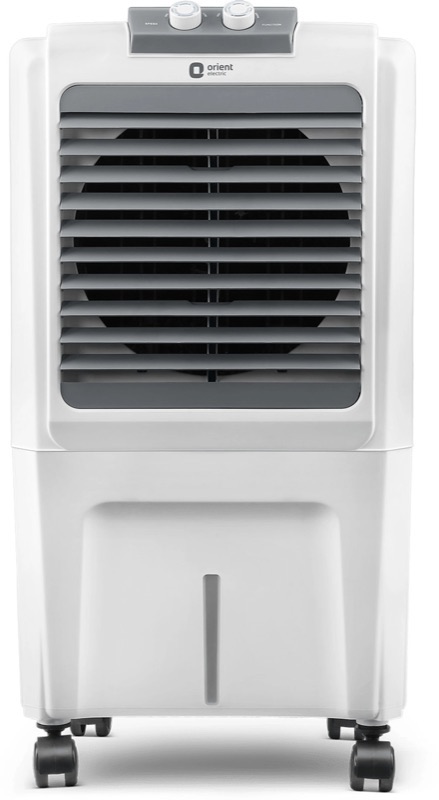 Orient Electric Durachill 40 L Portable Air Cooler For Home | Densenest Honeycomb Pads |More Air Delivery | Fully Collapsible Louvers |Inverter Compatible | 1 Year Warranty by Orient | White & Grey